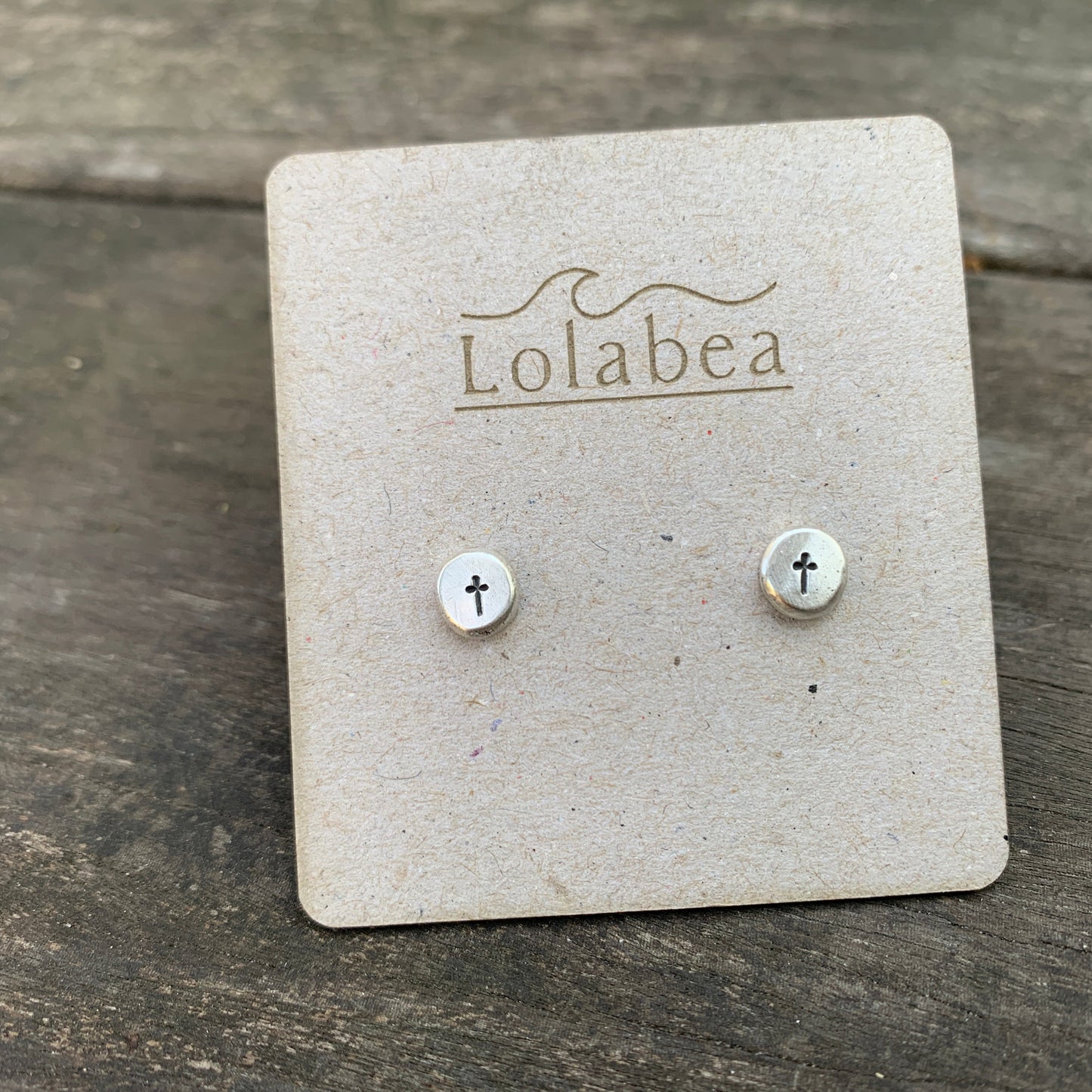 Cross Nugget Studs