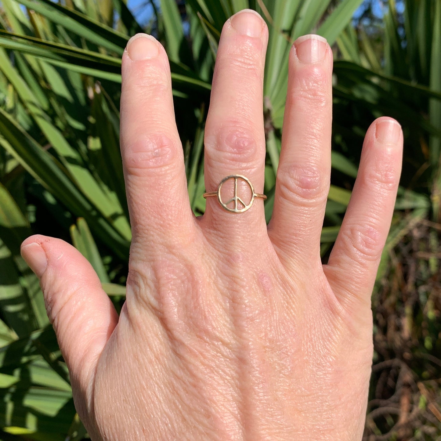Golden Peace Ring