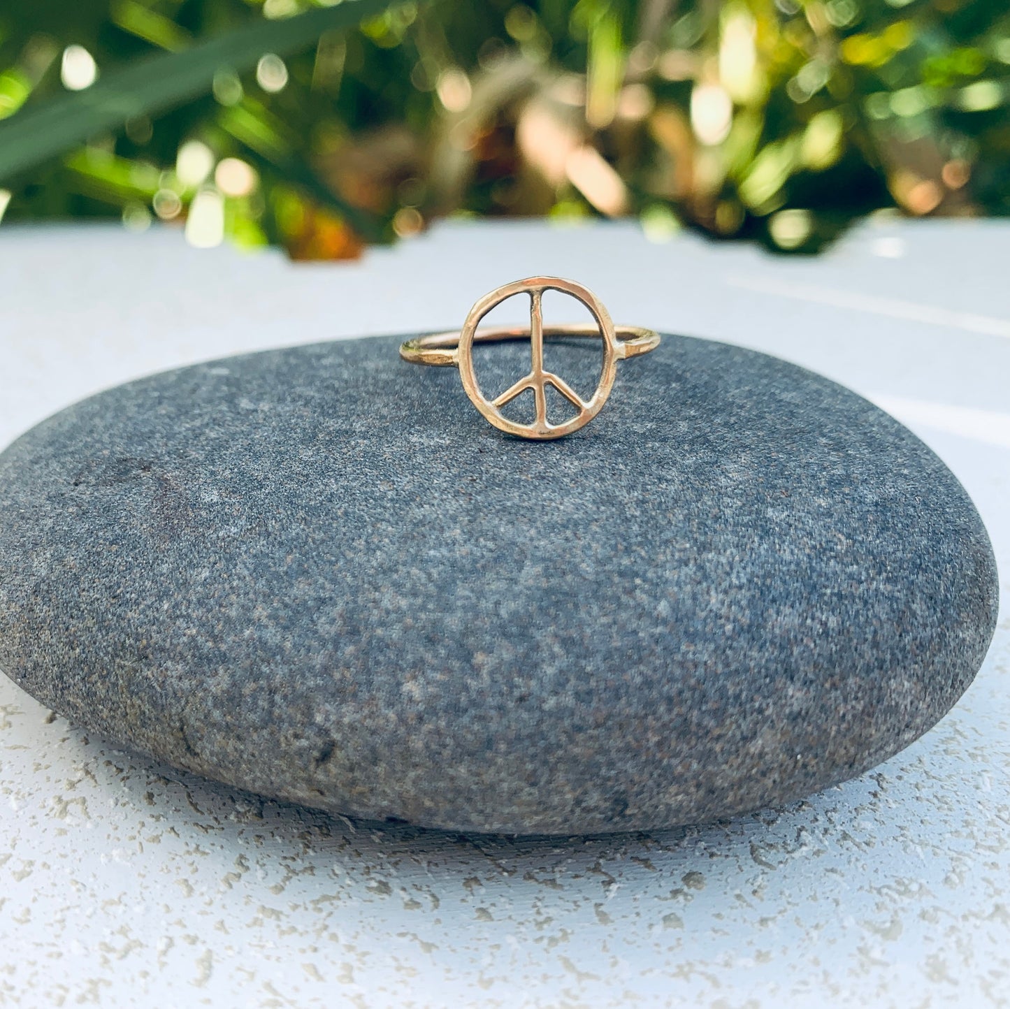 Golden Peace Ring