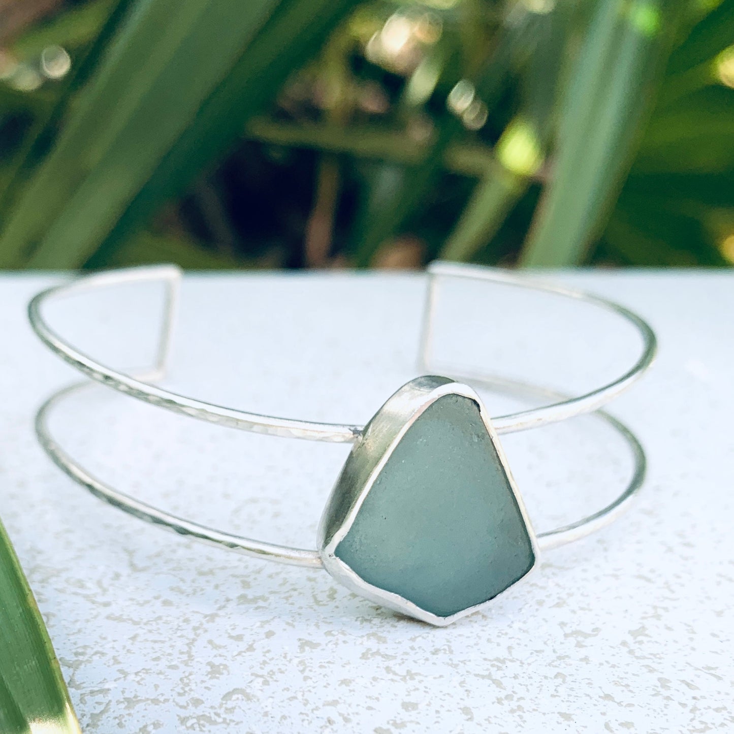 Silver Seafoam Cuff