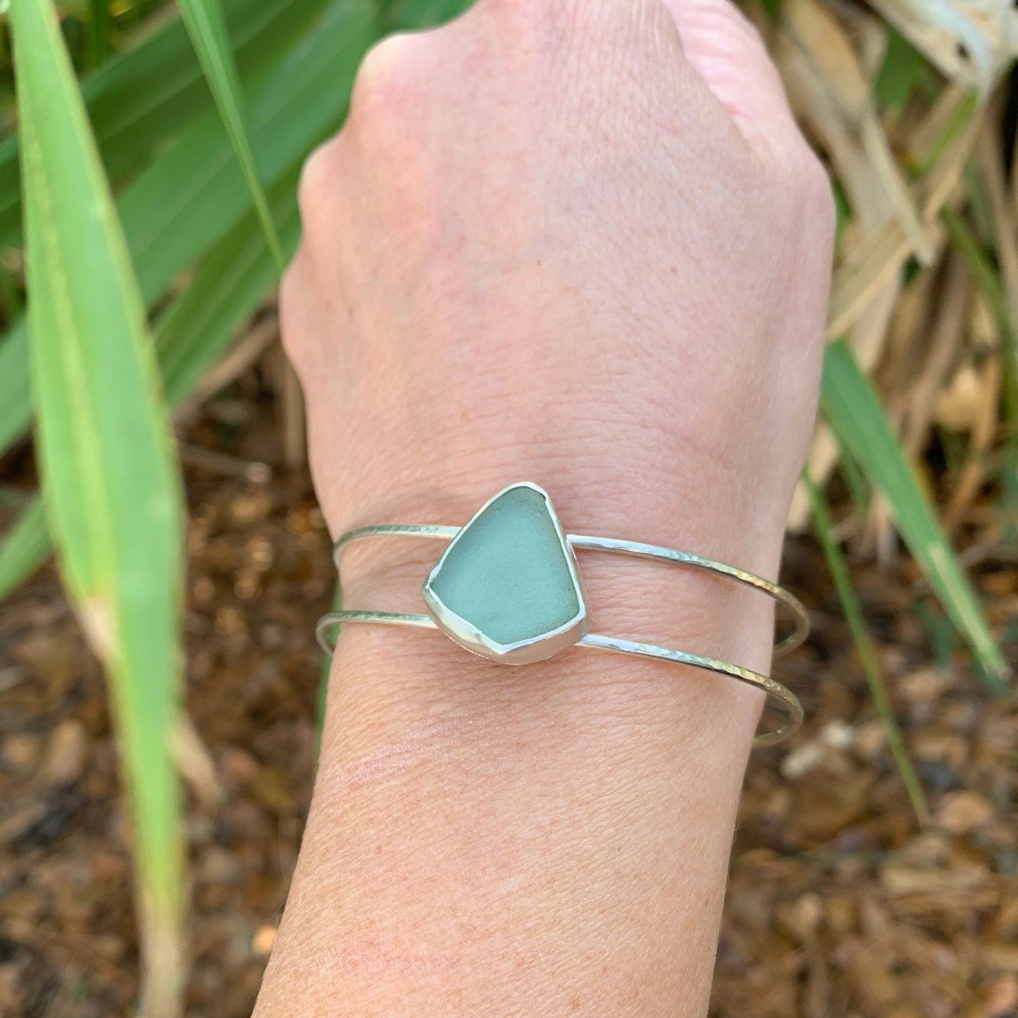 Silver Seafoam Cuff