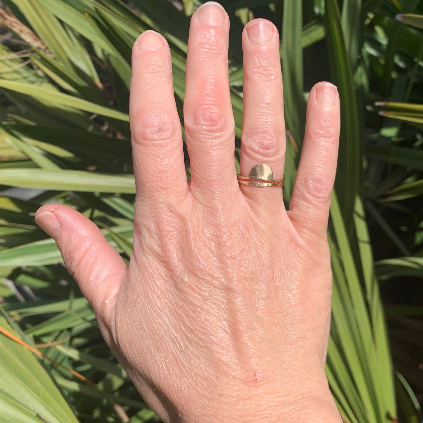 Golden Sunset Rings