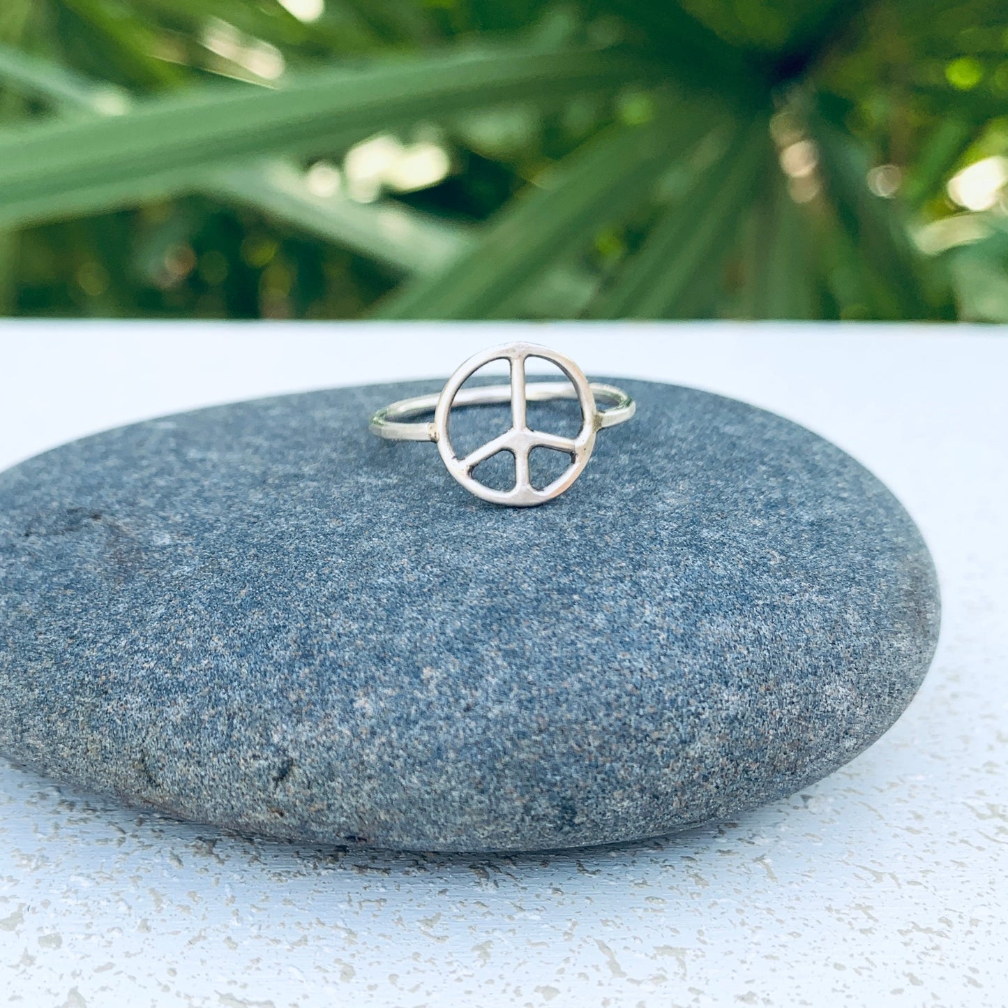 Silver Peace Ring