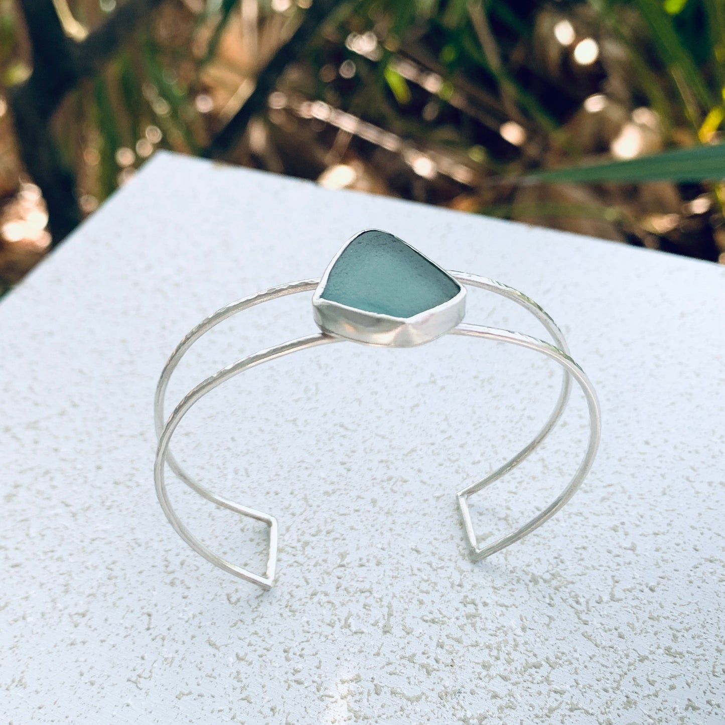 Silver Seafoam Cuff